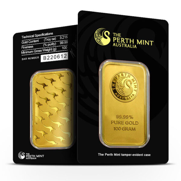 Oz Perth Mint Gold Bar For Sale New W Assay Omega Bullion Llc