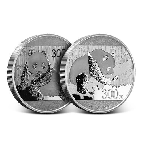 1 Kilo Proof Chinese Silver Panda Coin