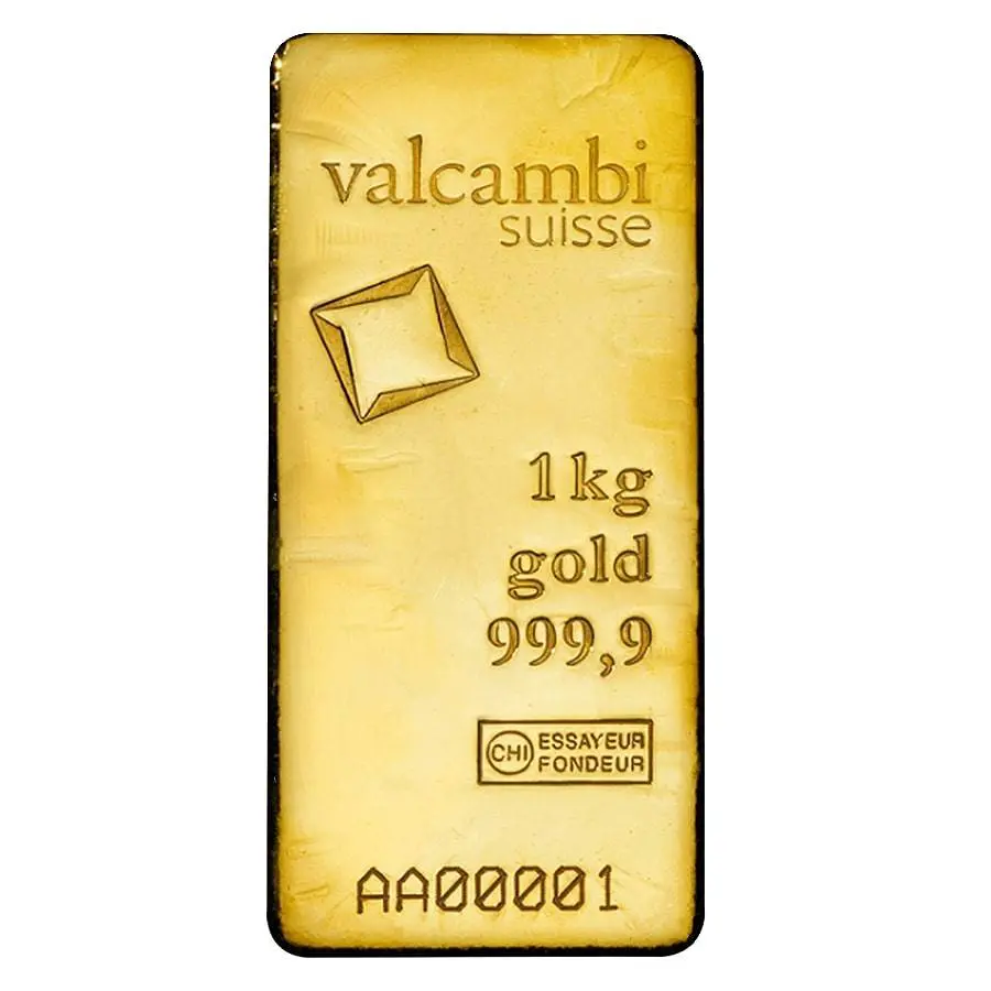 1 Kilo Valcambi Gold Bar For Sale