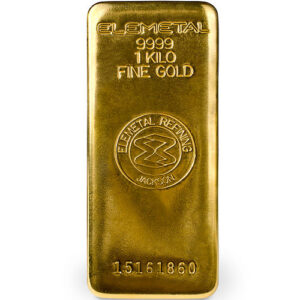 1 Kilo Elemetal Gold Bar For Sale (New)
