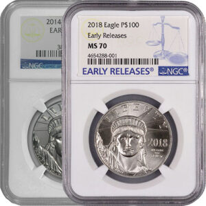 1 oz American Platinum Eagle Coin NGC