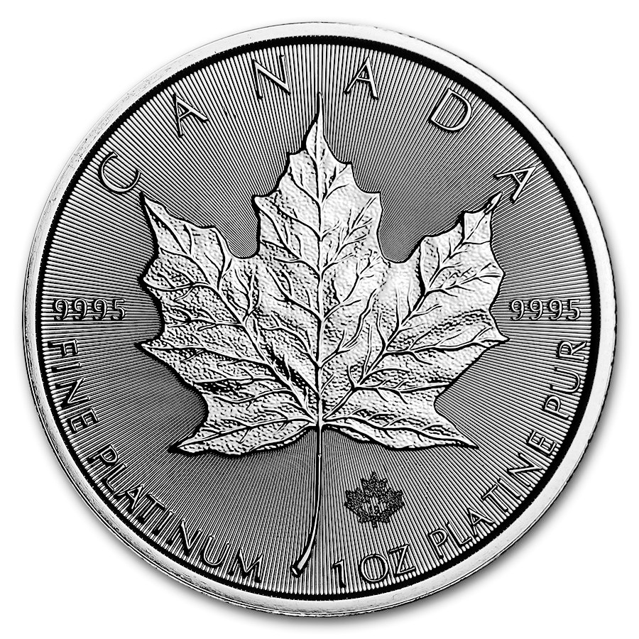 1 oz Canadian Platinum Maple Leaf Coin