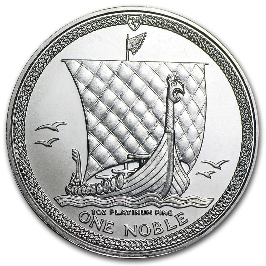 1 oz Isle of Man Platinum Noble Coin