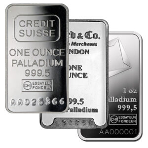 1 oz Palladium Bar For Sale (Varied Condition, Any Mint)