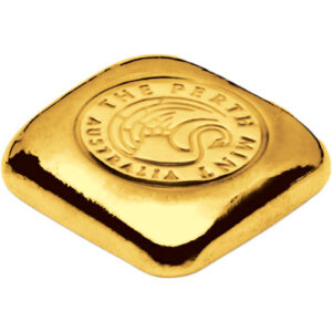 1 oz Perth Mint Cast Gold Bar For Sale (New)