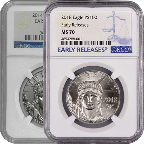 American Platinum Eagle Coin PF70 PCGS