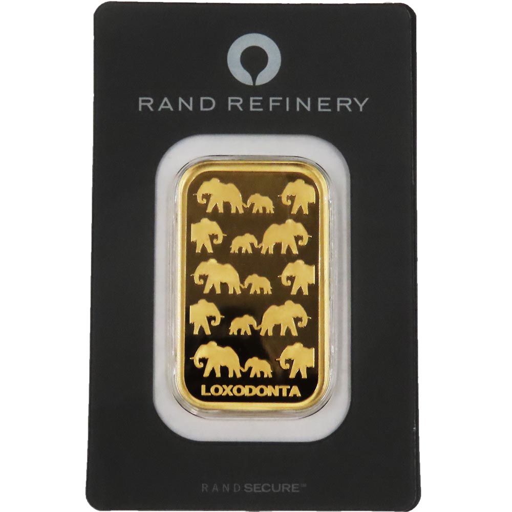 1 oz Gold Bar Rand Refinery (New in Assay)