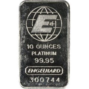 10 oz Engelhard Platinum Bar For Sale