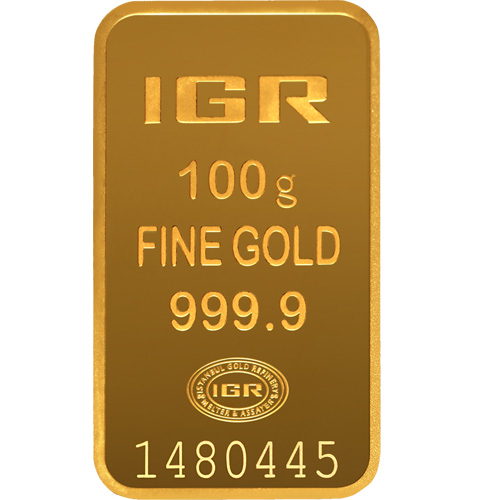 100 Gram Istanbul Gold Refinery Gold B