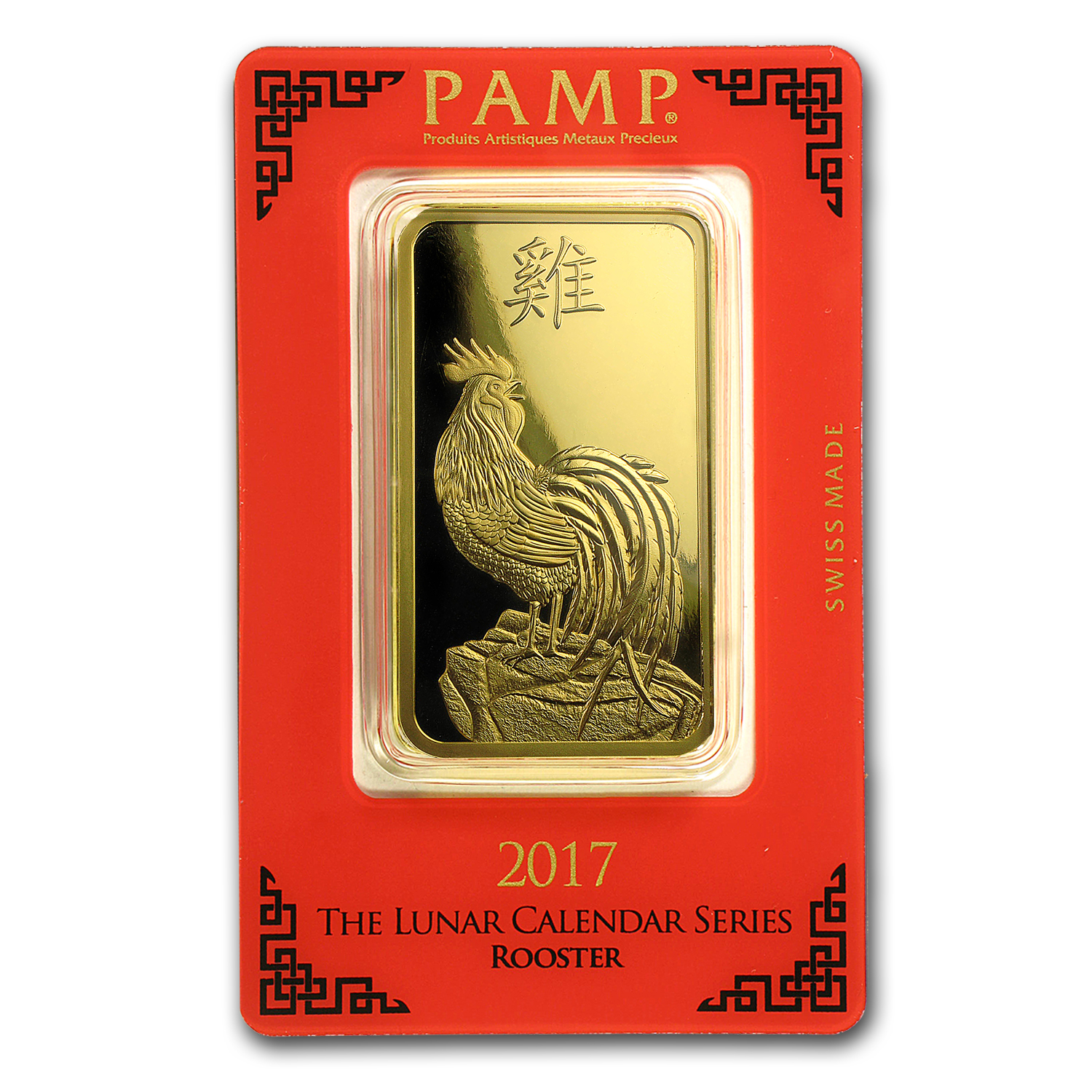 100 Gram PAMP Suisse Lunar Rooster Gol