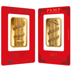 100 Gram PAMP Suisse Lunar Snake Gold