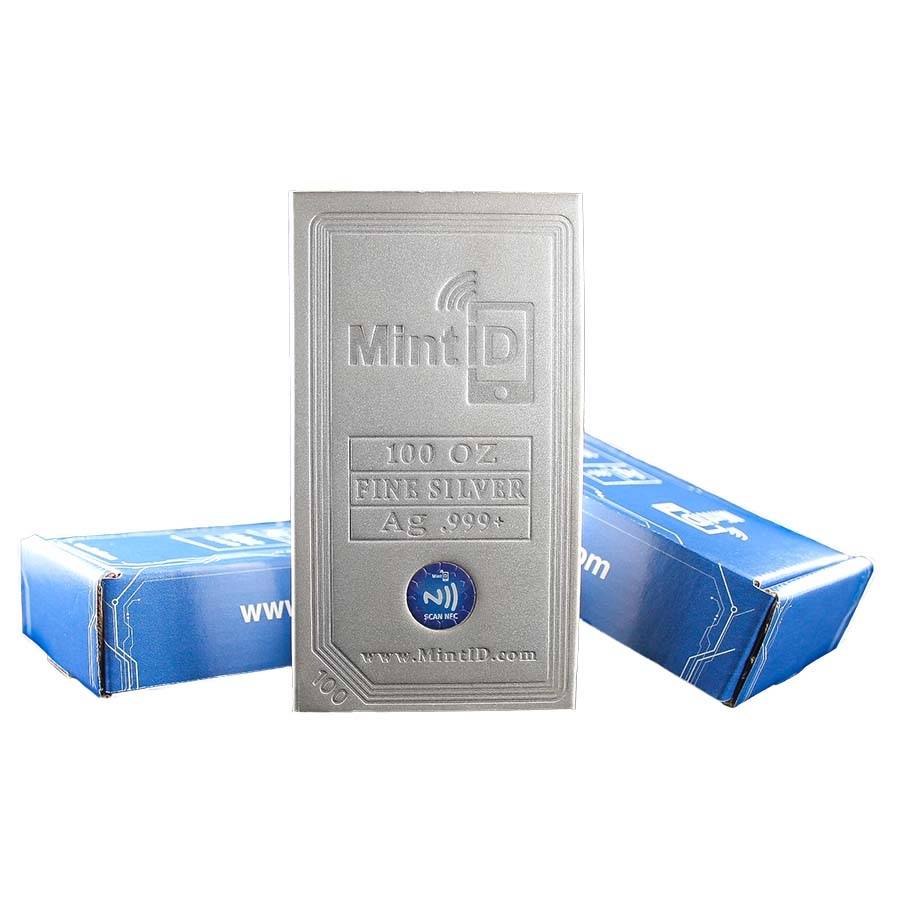 100 oz MintID Silver Bar For Sale