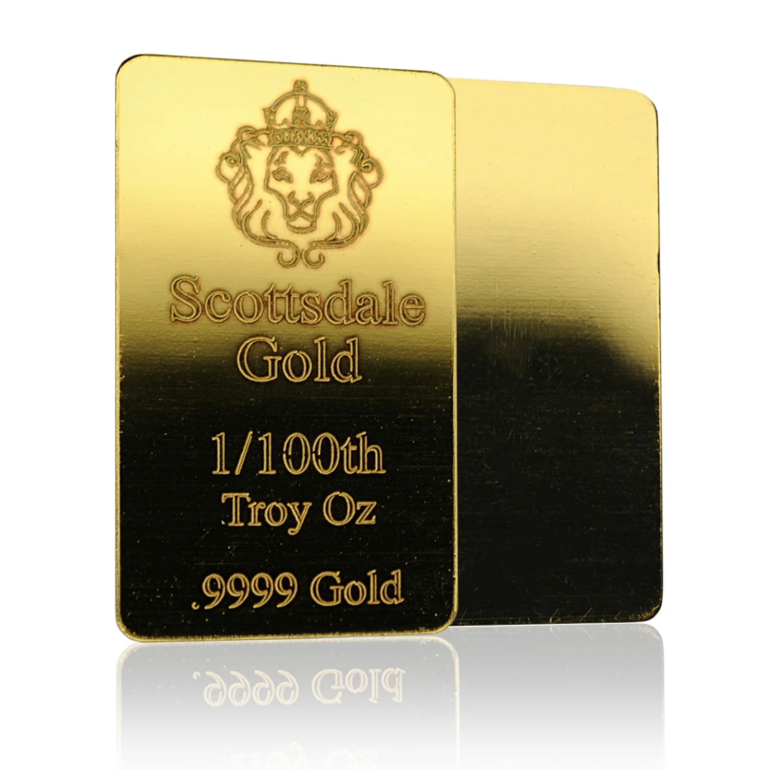 100 oz Scottsdale Gold Bar For Sale