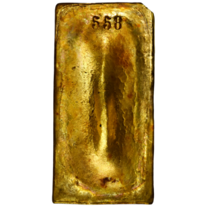 128.13 oz SS Central America Kellogg & Humbert Assayers Gold Bar