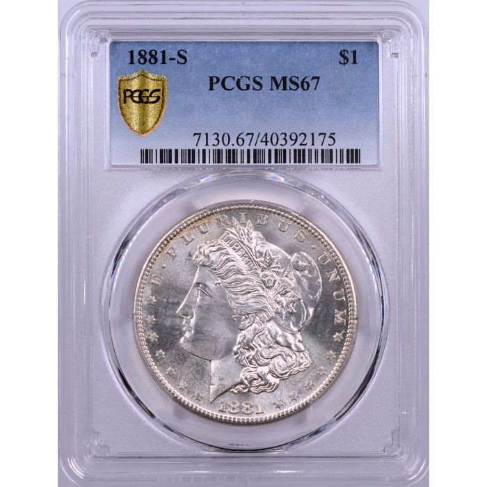 1881-S Morgan Silver Dollar Coin PCGS