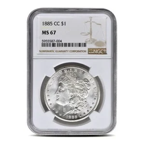 1885-CC Morgan Silver Dollar Coin NGC
