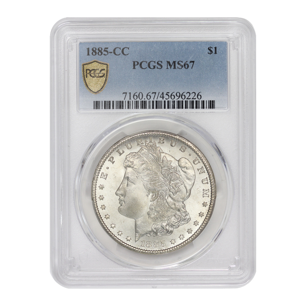 1885-CC Morgan Silver Dollar Coin PCGS