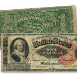 1886 $1 Silver Certificate Marth
