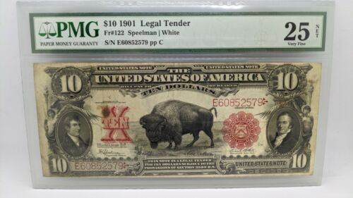 1901 $10 Bison Legal Tender Note