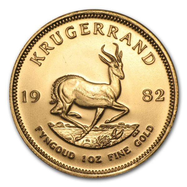 1982 1 oz South African Gold Krugerran