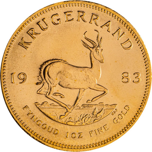 1983 1 oz South African Gold Krugerran