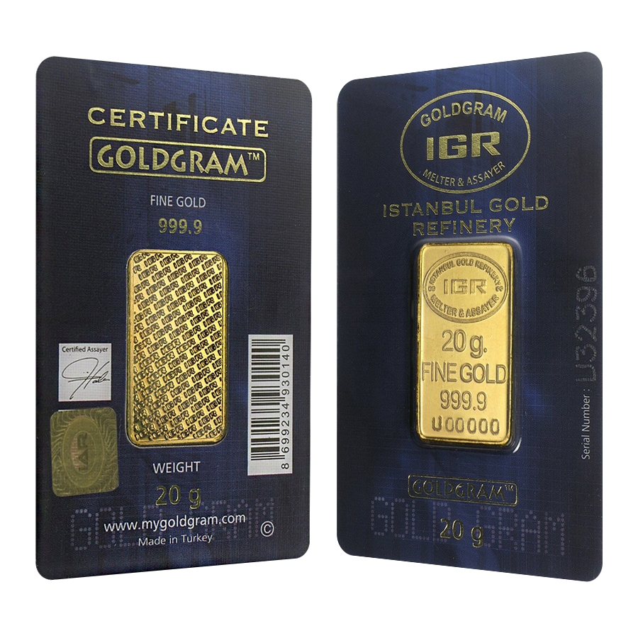 20 Gram Istanbul Gold Refinery Gold Ba