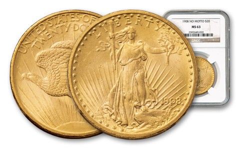 20 Saint Gaudens Gold Double Eagle Coi