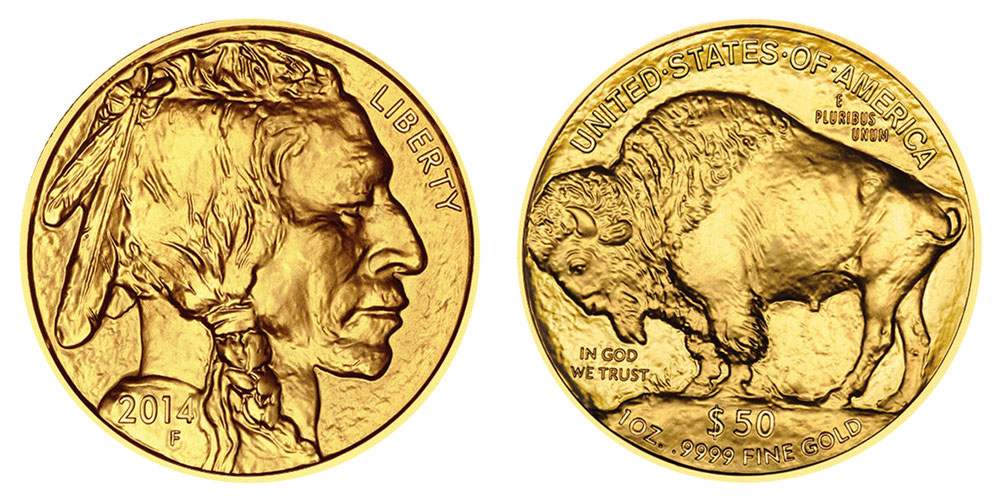 2014 1 oz American Gold Buffalo Coin
