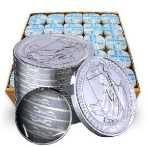 2014 Lunar Horse Privy Silver Britannia Monster Box (500 Coins, BU)