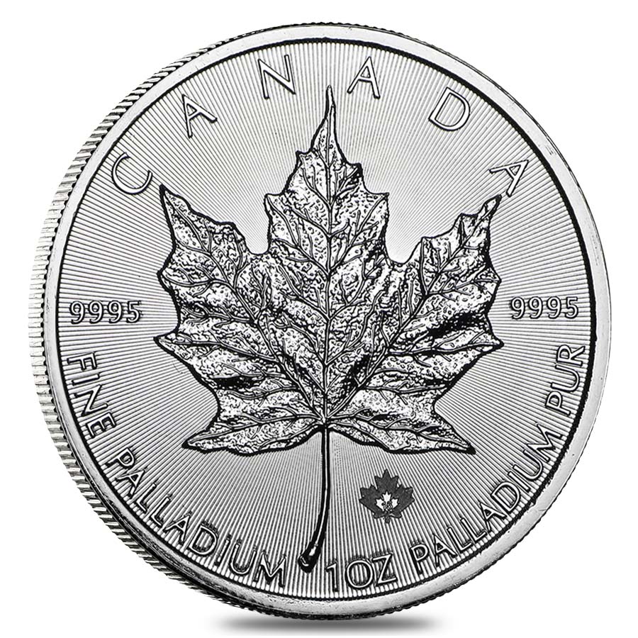 2015 1 oz Canadian Palladium Maple Lea