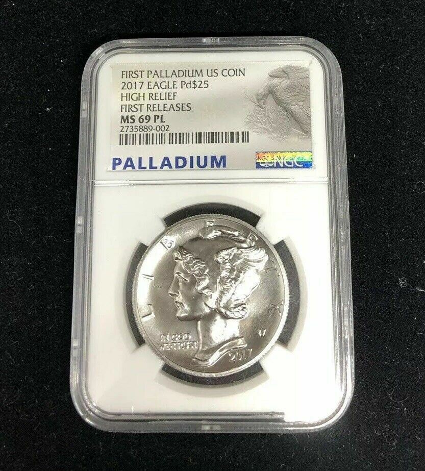 17 1 oz American Palladium Eagle Coins