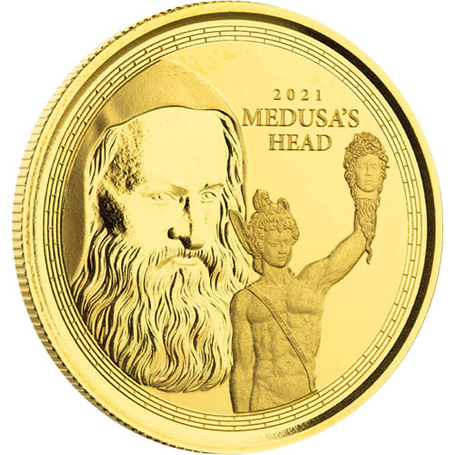 2021 1 oz Gibraltar Gold Medusas Head Coin (3)