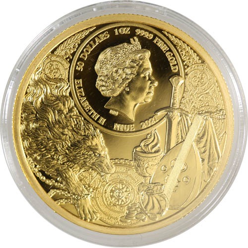 2021 1 oz Proof Niue Gold The Witcher Coin (2)