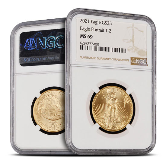 1/2 oz American Gold Eagle Coin NGC
