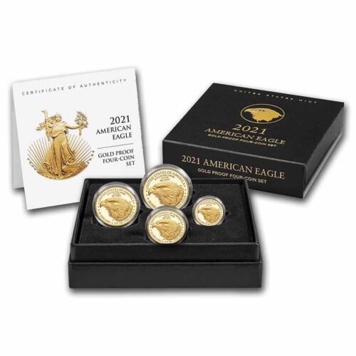 4-Coin Proof American Gold Eagle Set