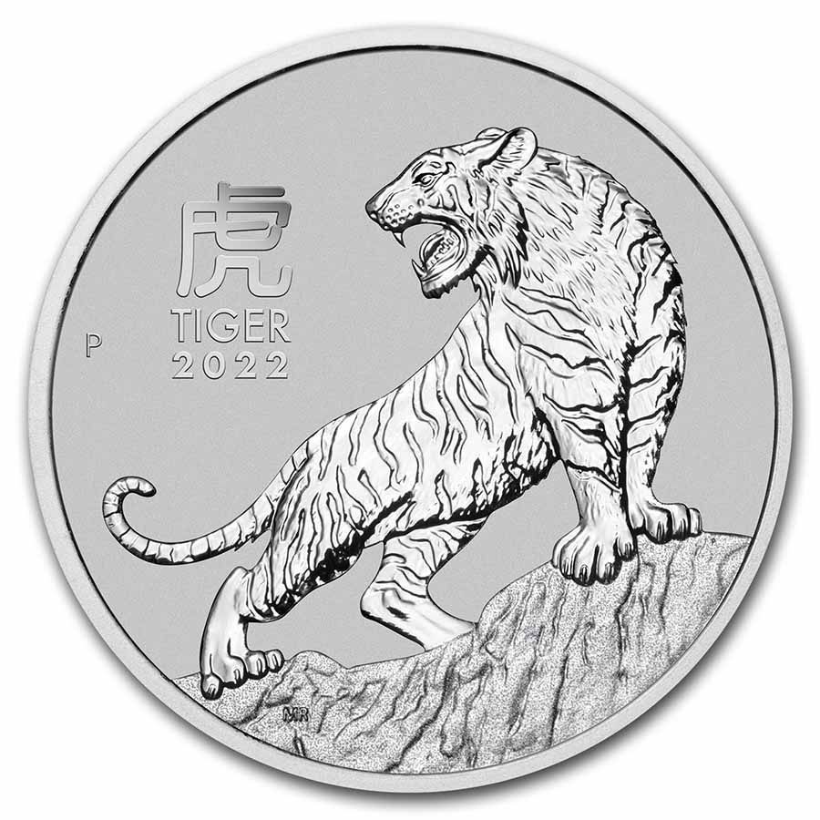 1 oz Australian Platinum Lunar Tiger