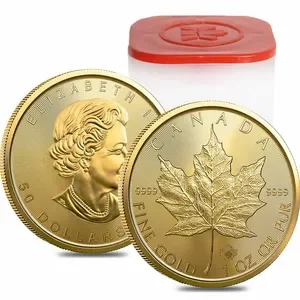 2022 1 oz Canadian Gold Maple Leaf Coin (BU)