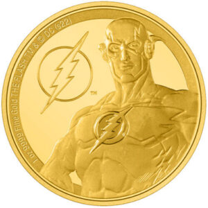 2022 1 oz Proof Niue Gold Classic Superhero Flash Coin