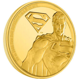 2022 1 oz Proof Niue Gold Classic Superhero Superman Coin