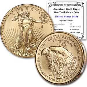 2022 1/10 oz American Gold Eagle Coin