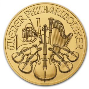 2022 1/25 oz Austrian Gold Philharmonic Coin (BU)