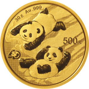2022 30 Gram Chinese Gold Panda Coin
