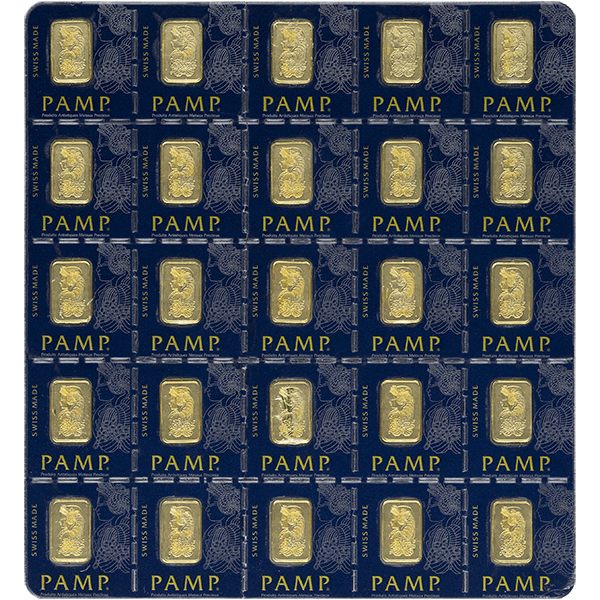 25 Gram PAMP Suisse Divisible Gold Bar