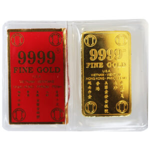 37.50 Gram Vietnam Mot Luong Gold Bar (Varied Condition, Varied Design)
