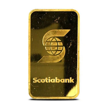 5 oz Scotiabank Gold Bar For Sale