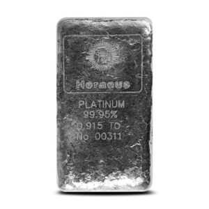 50 oz Platinum Bar For Sale
