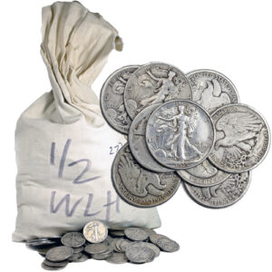 90% Silver Walking Liberty Half Dollars ($500 FV, Circulated)