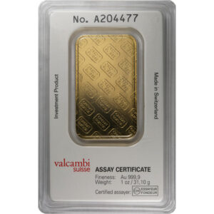 Buy 1 oz Credit Suisse Gold Bar (New w/ Assay)