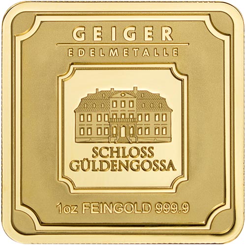Buy 1 oz Geiger Square Gold Bar (1)