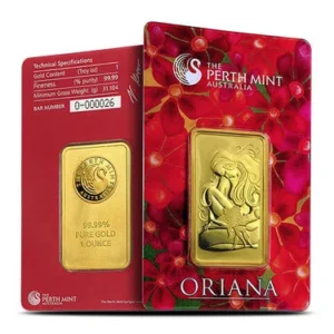 Buy 1 oz Perth Mint Oriana Gold Bar